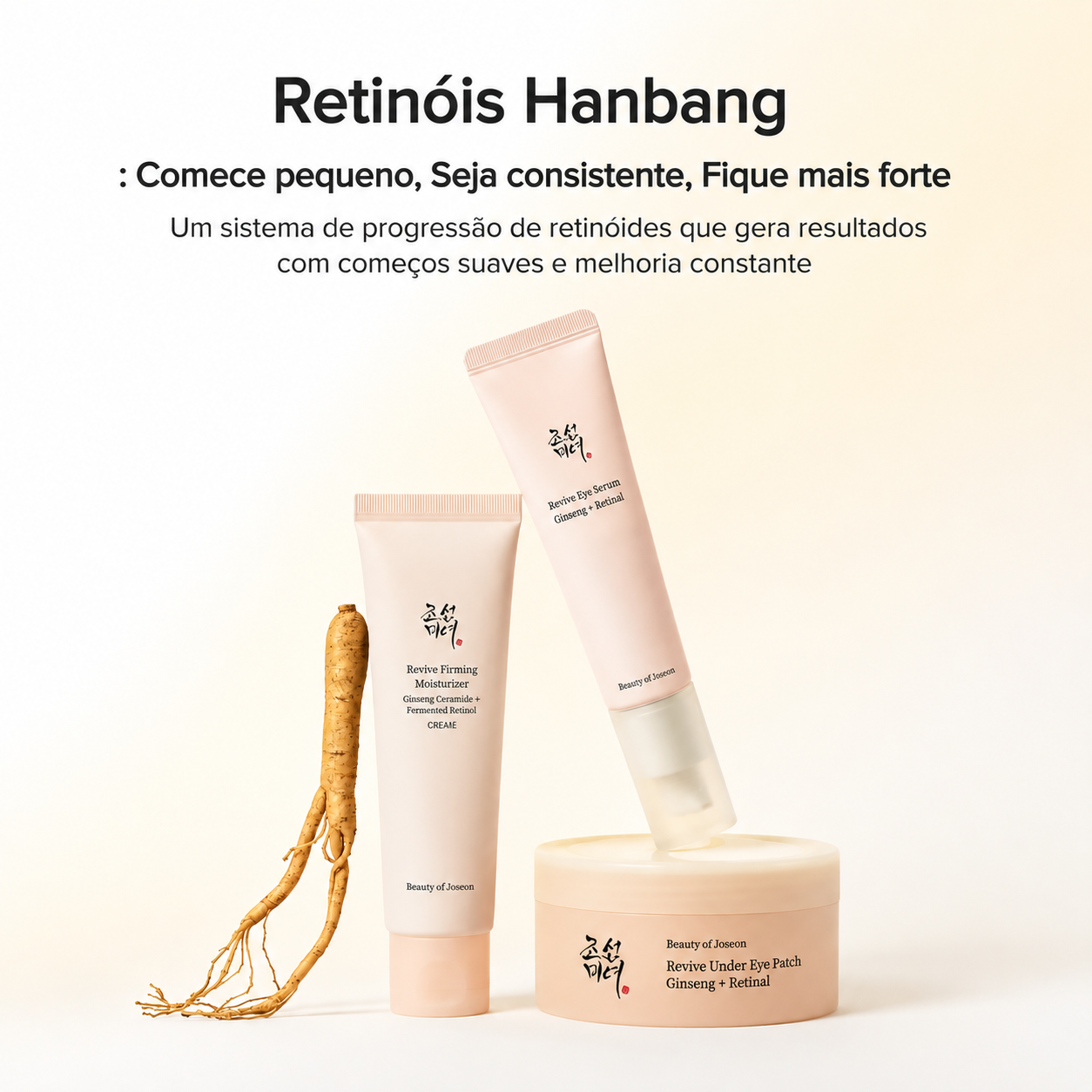 Beauty of Joseon Ginseng Retinol creme firmador antissinais