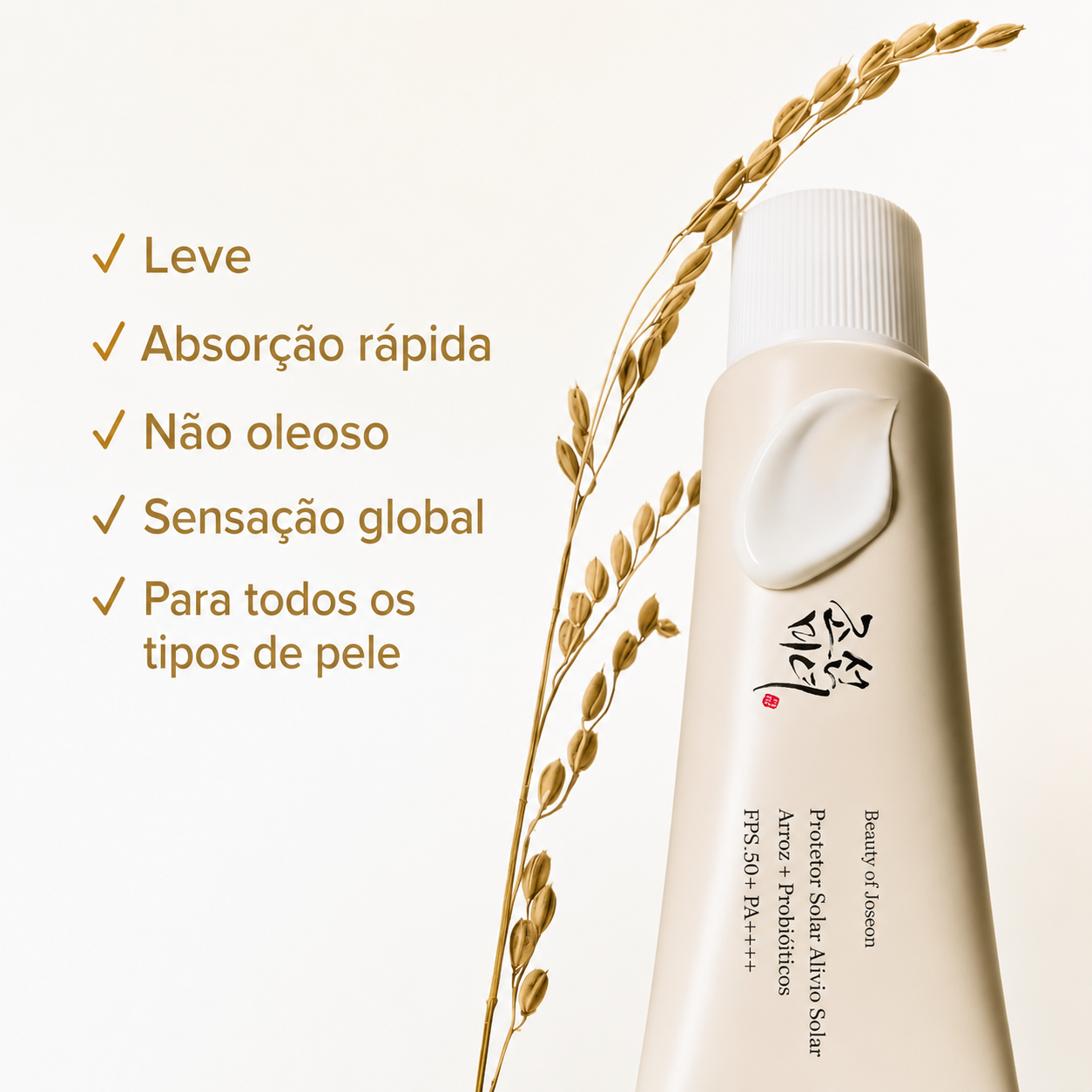 Beauty of Joseon protetor solar coreano com arroz e probióticos