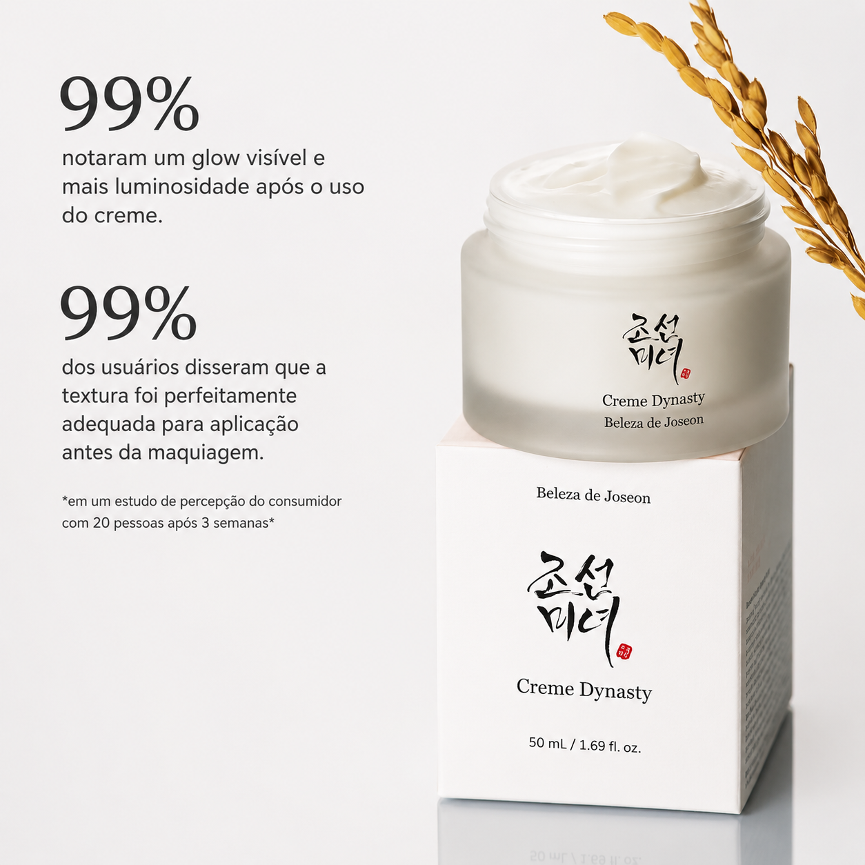 Creme facial Beauty of Joseon com ginseng e niacinamida