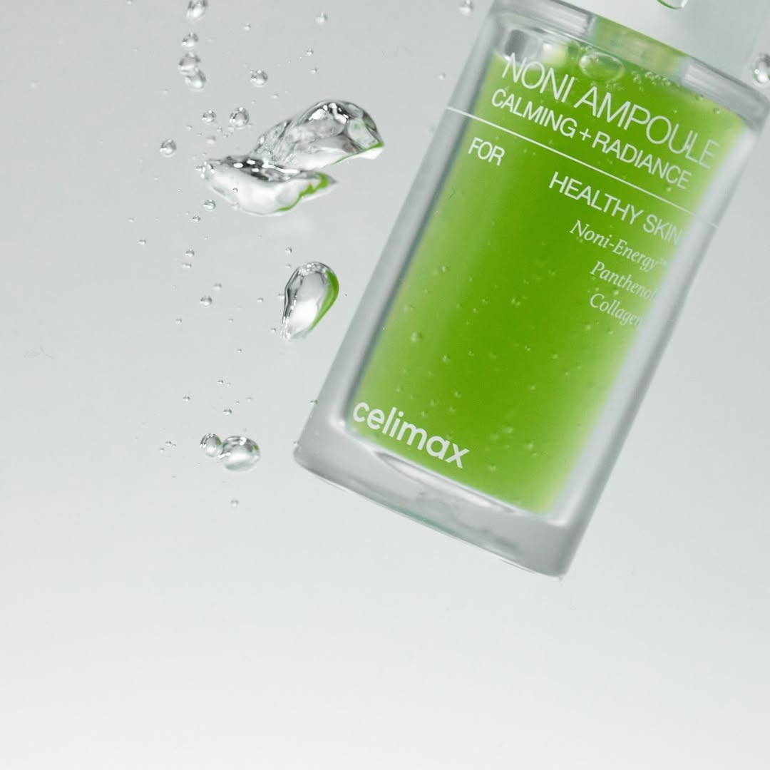Celimax Noni Ampoule com fórmula calmante e nutritiva para todos os tipos de pele.