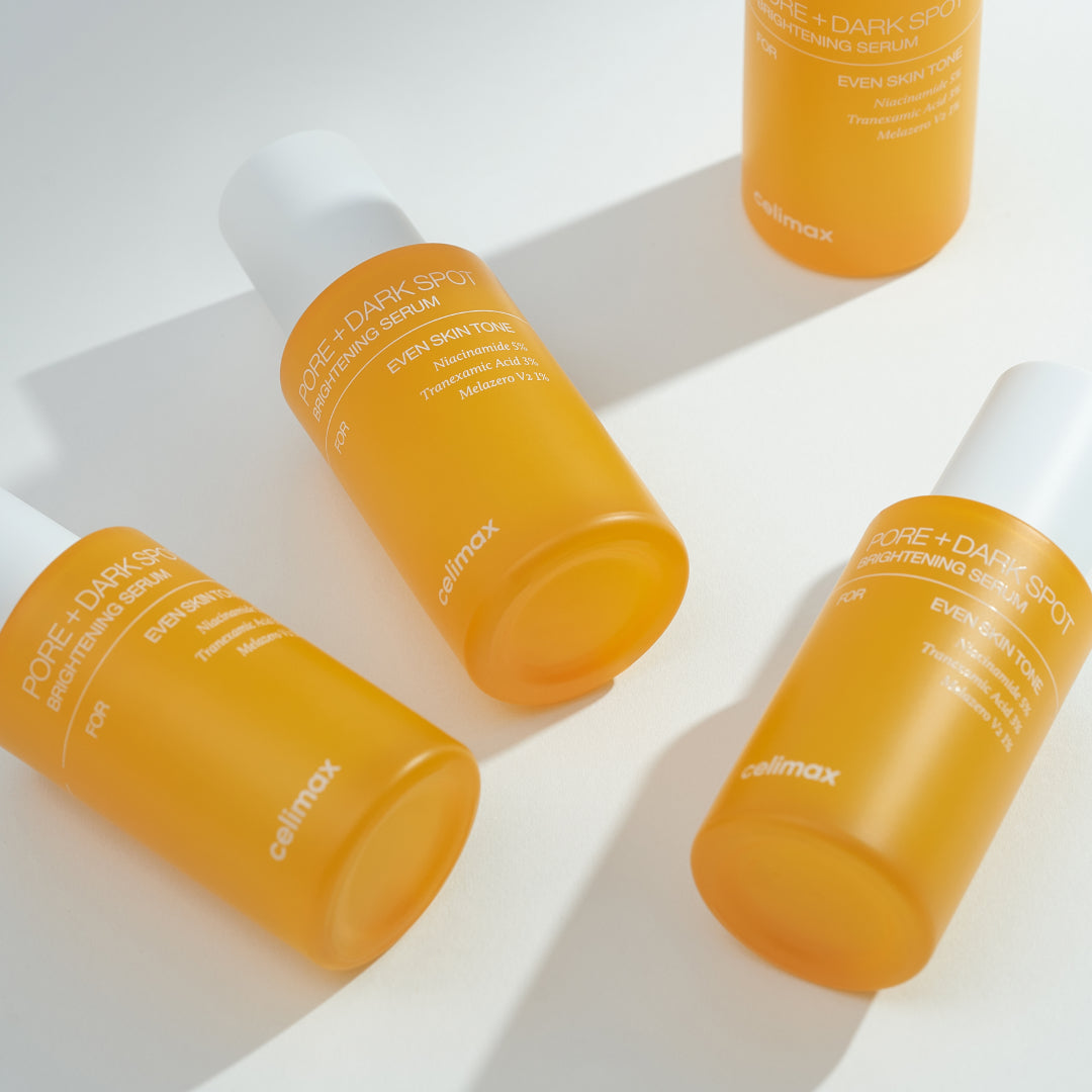 Sérum coreano Celimax para melasma, marcas de acne e textura irregular da pele.