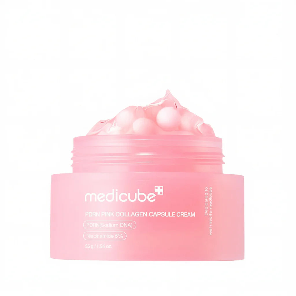 Creme Medicube PDRN Colágeno Rosa | Luminosidade e Tom Uniforme
