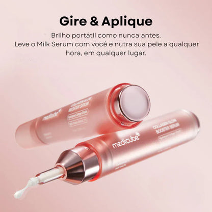 Medicube Sérum Lácteo com colágeno hidrolisado e ceramida NP para fortalecimento da pele.