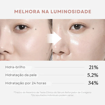Sérum facial coreano Medicube para elasticidade, viço e aparência saudável da pele.