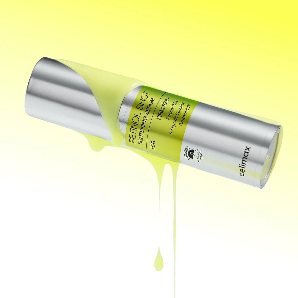 Sérum coreano Celimax com tecnologia A-Shot™ para absorção avançada dos ativos.
