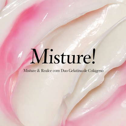 Medicube Collagen Swirl Duo auxilia na elasticidade, hidratação e uniformização da pele.