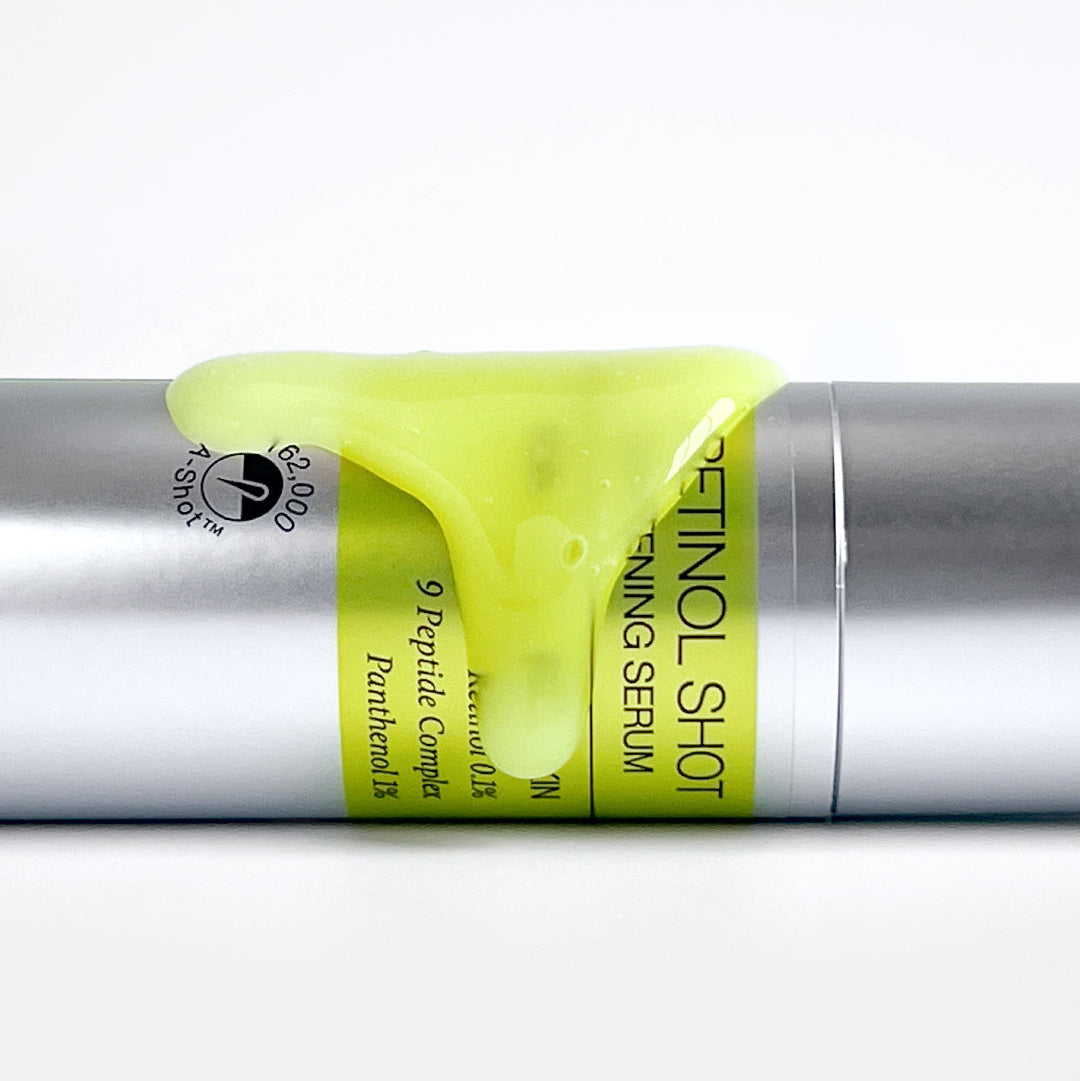 Celimax Vita A Retinol Shot auxilia na elasticidade, uniformidade e aparência dos poros.