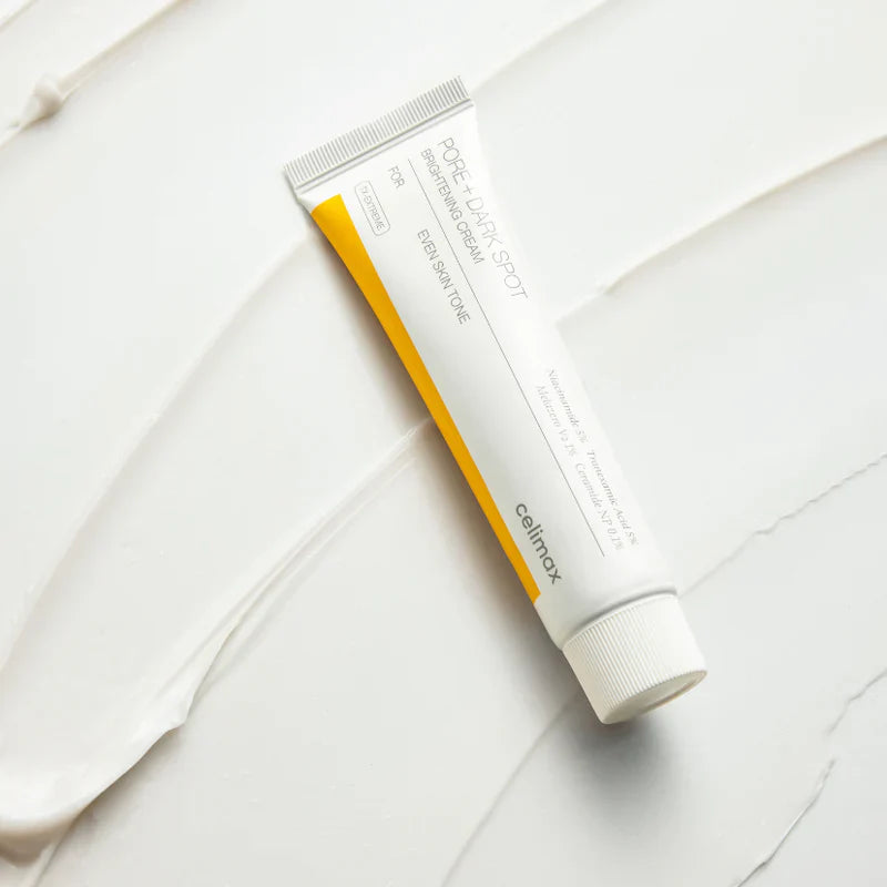 Kit skincare coreano Celimax com retinal, niacinamida e ácido tranexâmico.