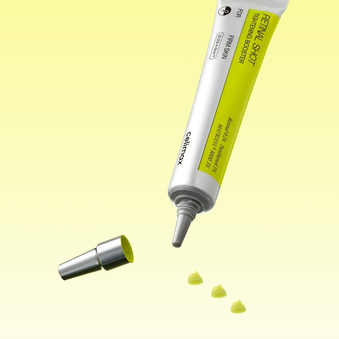Sérum facial coreano Celimax com tecnologia A-Shot™ para absorção avançada dos ativos.