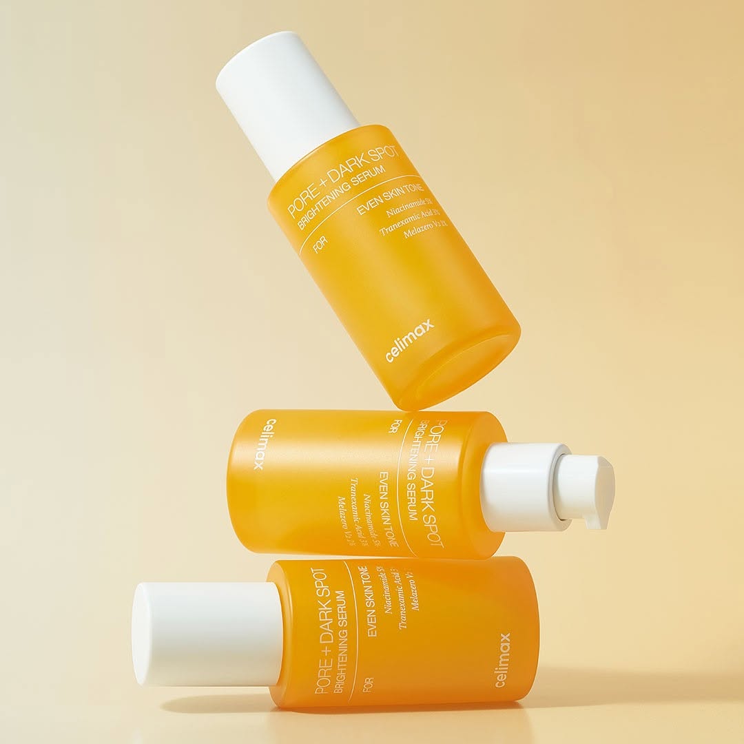 Sérum Clareador Celimax 5% Niacinamida + 3% Ácido Tranexâmico para Manchas e Poros