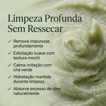 Pode ser usado como limpador ou máscara facial.