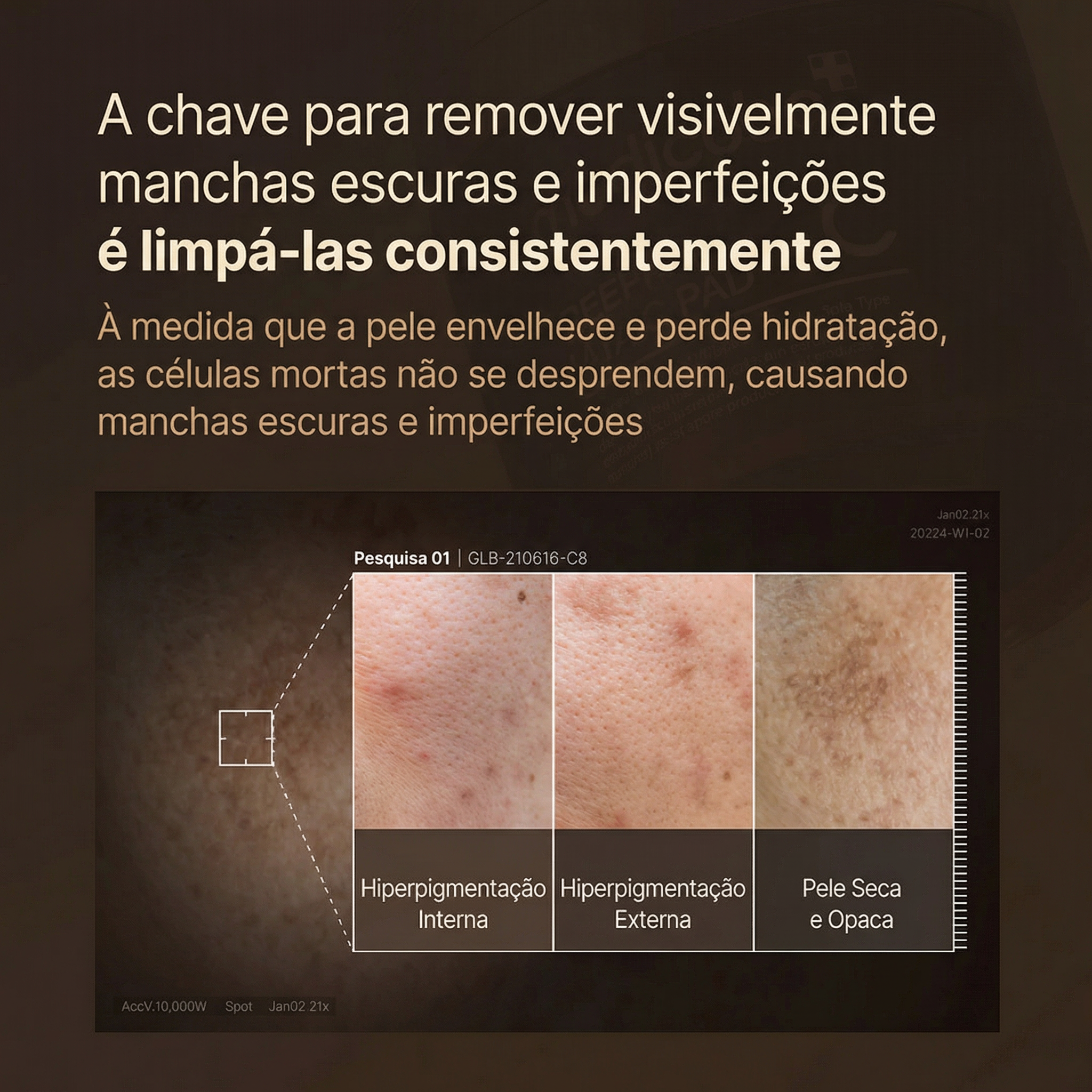 Medicube Discos de Vitamina C para Manchas e Iluminação da Pele