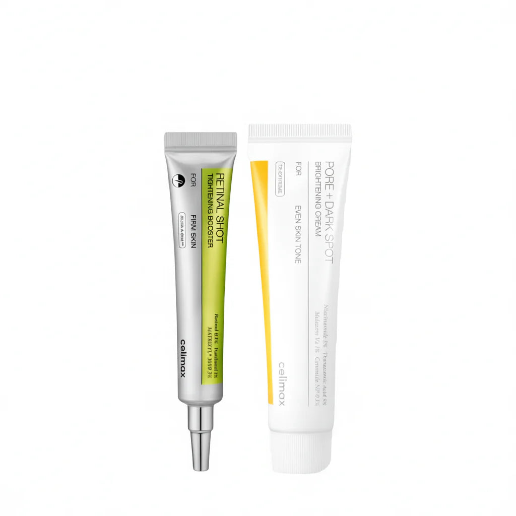 Kit Celimax Vita A Retinal Shot + Creme TXA para Manchas e Poros