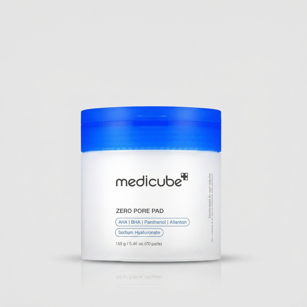 Discos tonificantes Medicube Zero Pore Pad para controle da oleosidade e limpeza dos poros