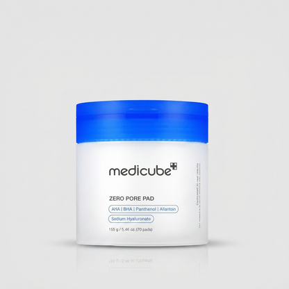 Discos tonificantes Medicube Zero Pore Pad para controle da oleosidade e limpeza dos poros