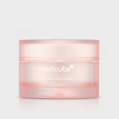 Creme Triplo Colágeno Medicube para hidratação profunda, firmeza e elasticidade da pele.