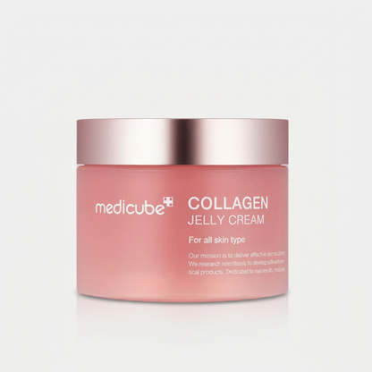 Creme Gel de Colágeno Medicube com niacinamida para hidratação, firmeza e luminosidade da pele.