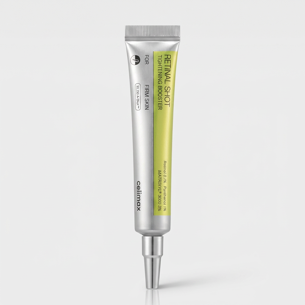 Celimax Vita A Retinal Shot Tightening Booster com retinal 0,1% para firmeza e renovação da pele.