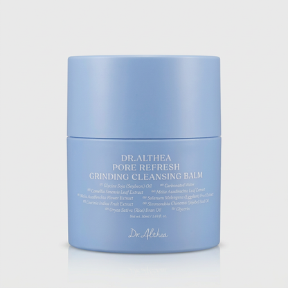 Bálsamo de Limpeza Esfoliante Refrescante para poros e remoção de maquiagem facial.