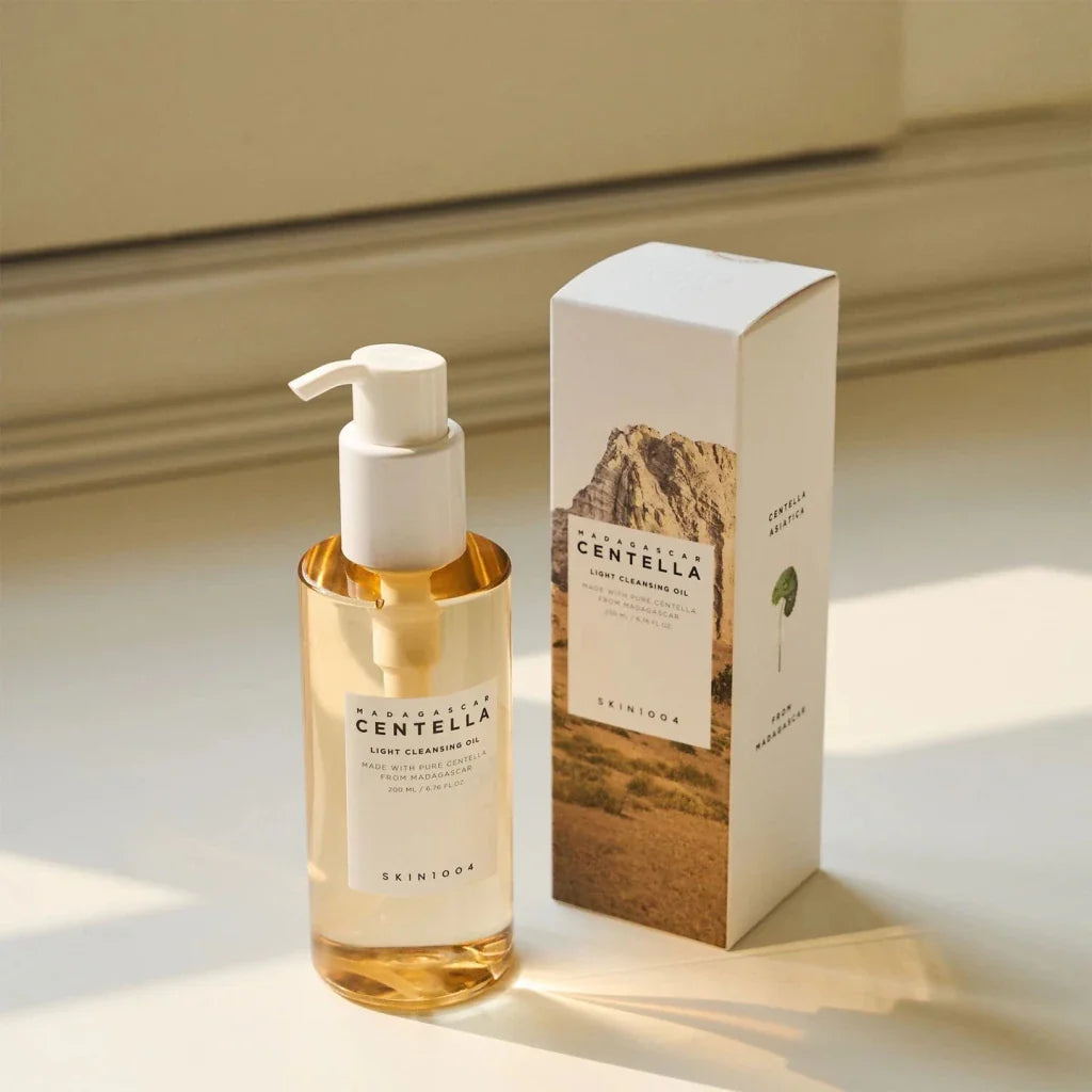 Óleo de limpeza facial leve para todos os tipos de pele